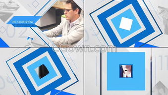 科技信息公司企业商业宣传图片动画介绍产品服务展示视频 AE模板下载
